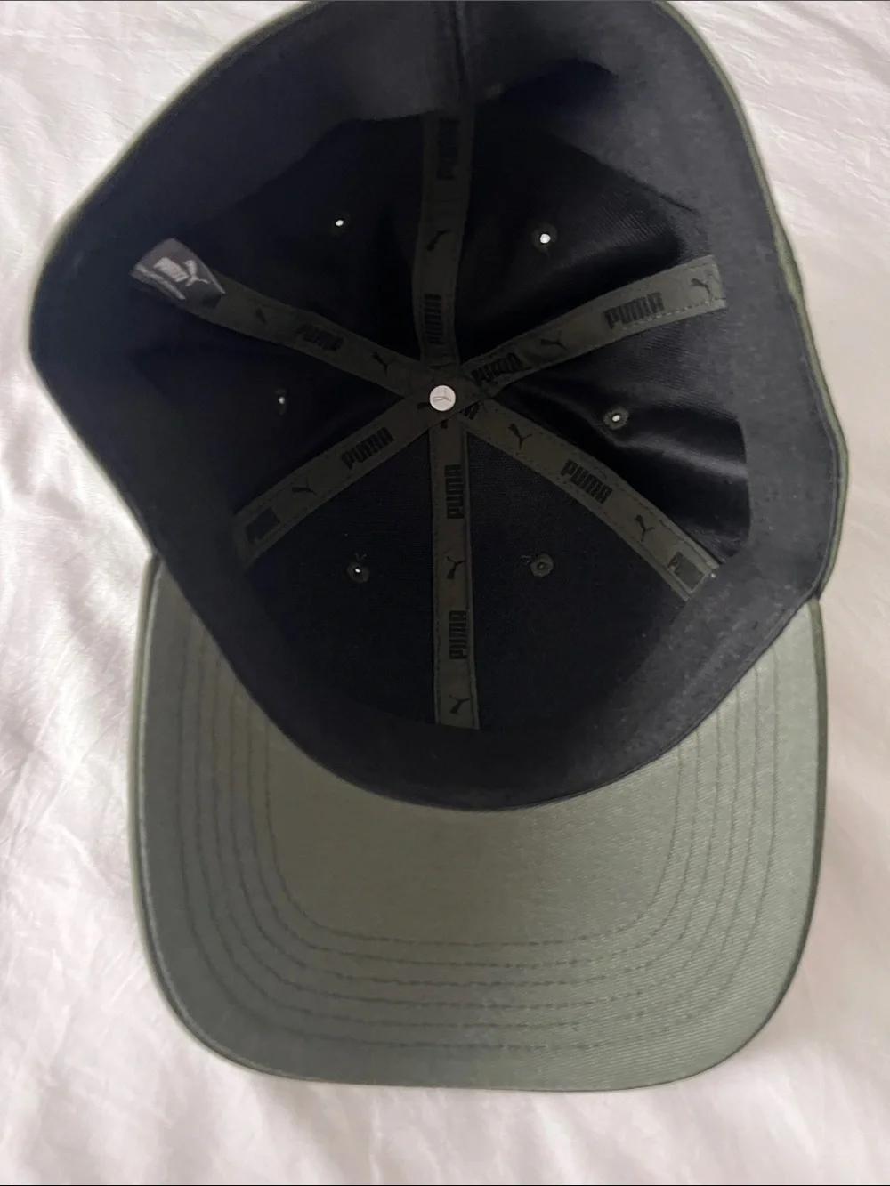 Puma Olive Green Baseball Cap